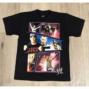 2012 WWE John Cena Rey Mysterio CM Punk Hybrid T-shirt Men’s Medium